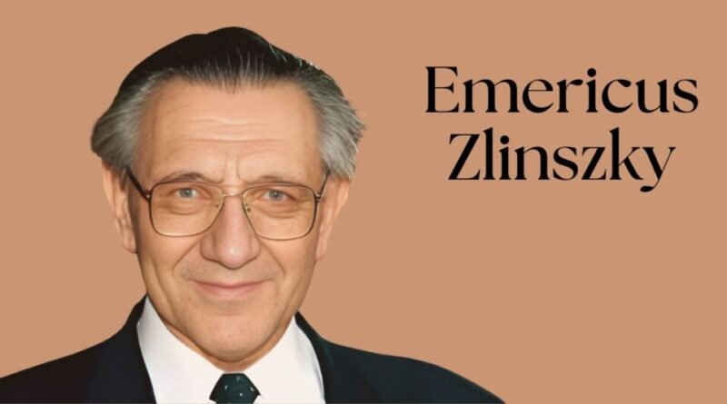 Emericus Zlinszky: A Legacy of Environmental Research and Innovation