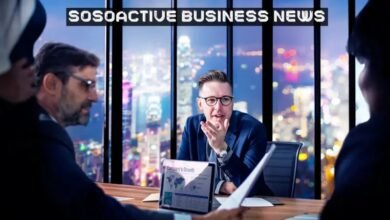 Sosoactive Business News dashboard highlighting startup trends and digital innovation